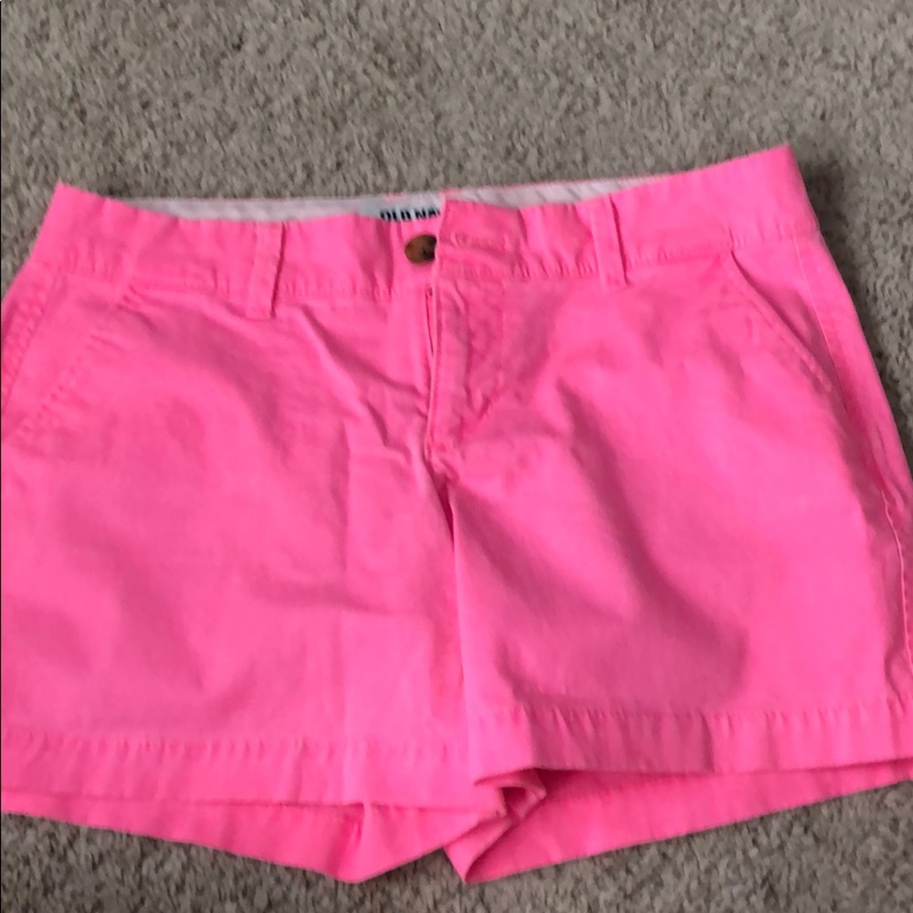 Hot pink old navy shorts